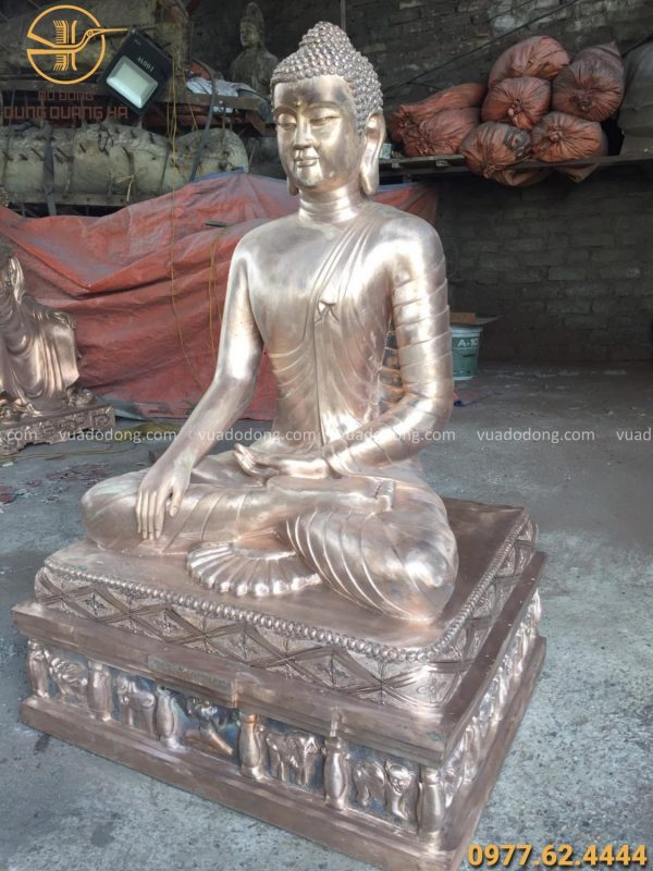 Tượng Phật Thích Ca bằng đồng đỏ (6)