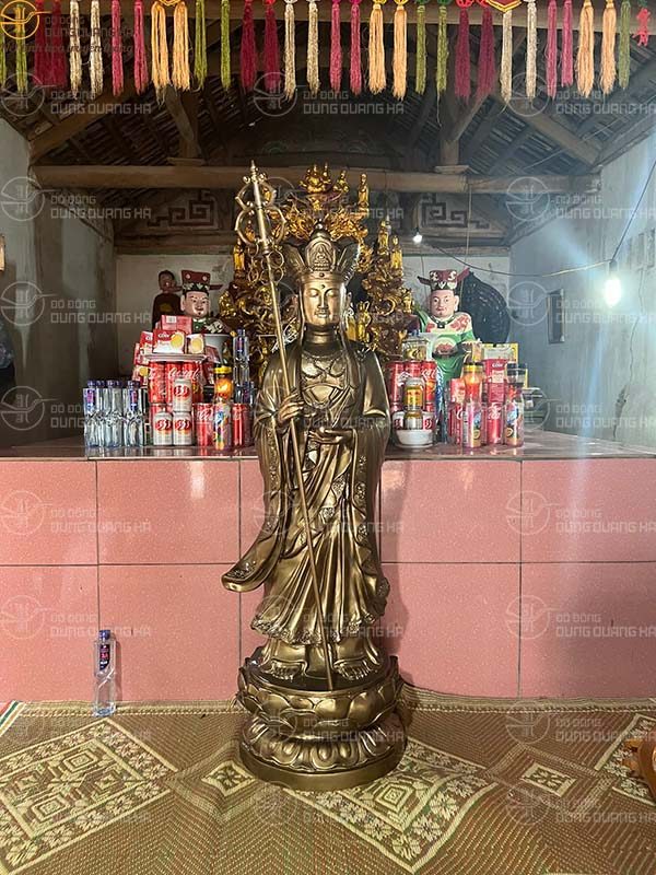 Giao tượng Phật Địa Tạng cao 1m27 tại chùa Phần Sa Yên Lạc - Vĩnh Phúc