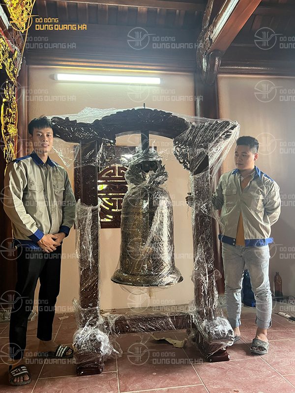 Hành trình vận chuyển và lắp đặt thành công lư hương và chuông đồng tại đền thờ bà chúa Kim- Cố đô Hoa Lư- Ninh Bình 
