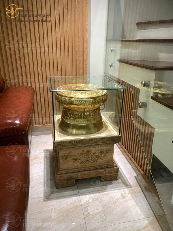 Giao trống đồng 40cm dát vàng tại Thủ Đức, Hồ Chí Minh