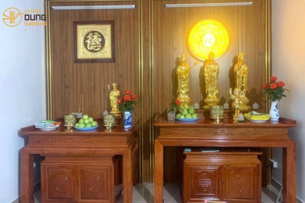 Bàn giao Bộ tượng Phật & tranh chữ cho khách hàng Hải Phòng