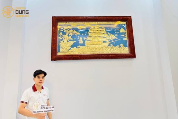Lắp tranh Thuận Buồm Xuôi Gió tại nhà khách quận Bình Tân - TP.HCM