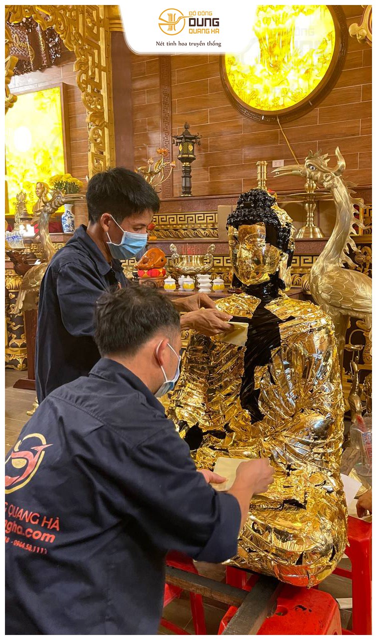 Dát vàng tượng Phật