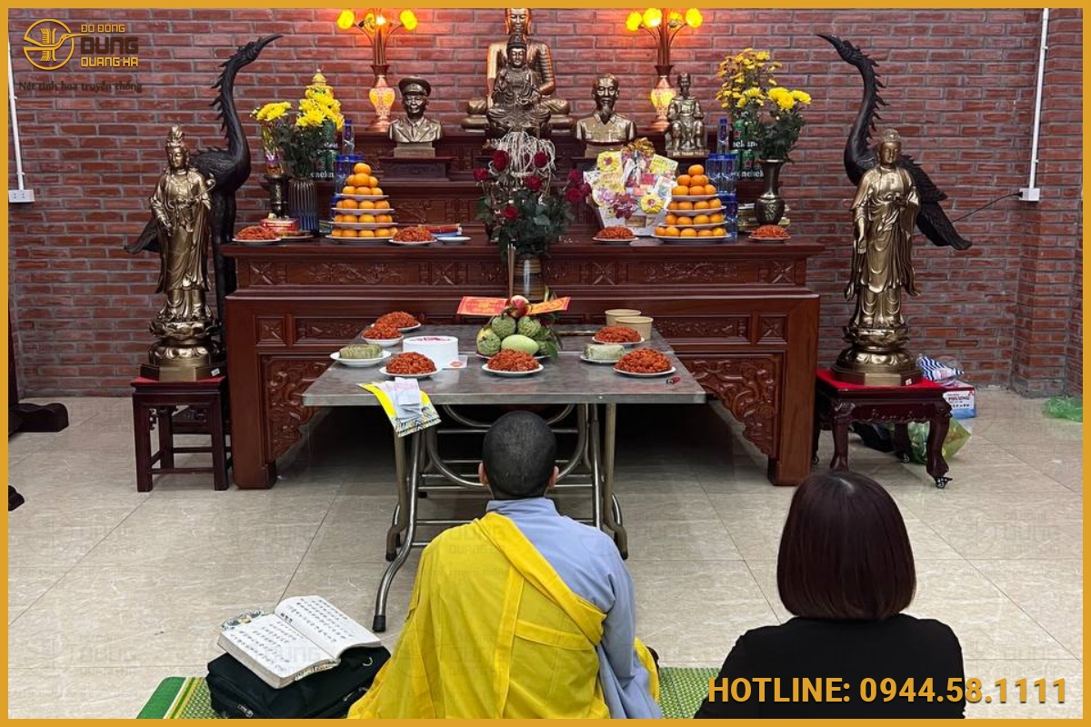 Lễ đúc tượng Phật