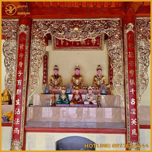 Cửa võng bằng đồng vàng mạ vàng