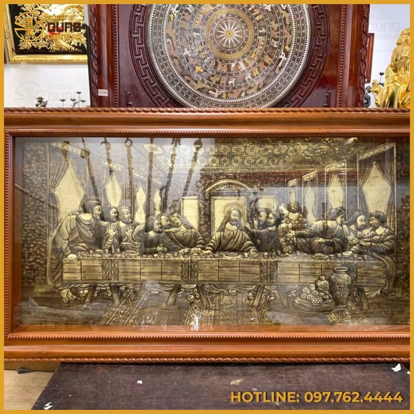 Tranh Bữa Tiệc Ly bằng đồng