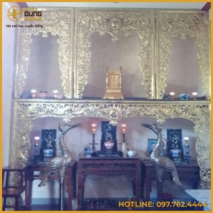 Đúc theo yêu cầu cửa võng bằng đồng vàng