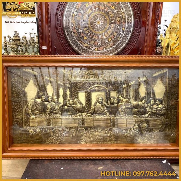Tranh Bữa Tiệc Ly bằng đồng