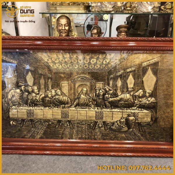 Tranh Bữa Tiệc Ly bằng đồng