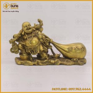 Tượng Phật Di Lặc kéo túi tiền