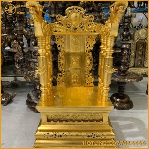 Ngai thờ đẹp bằng đồng thếp vàng 9999 cao cấp