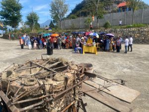 Hoàn thành đúc tượng Phật Bà cao 1m6 tại Chùa linh ứng, TP. Lai Châu