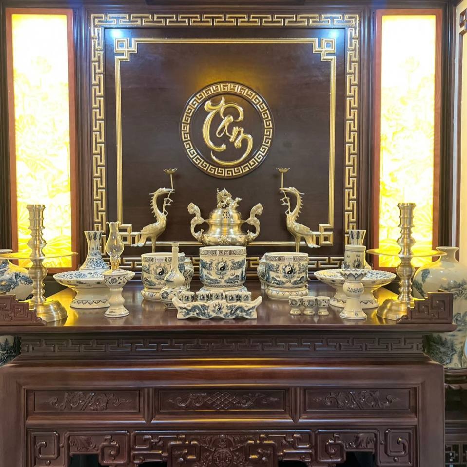Bộ đồ thờ catut được chế tác thủ công sang trọng