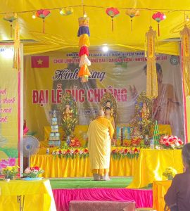 Đồ đồng Dung Quang Hà thực hiện Lễ đúc chuông đồng 500kg tại Chùa Linh Thông, Quốc Oai, Hà Nội