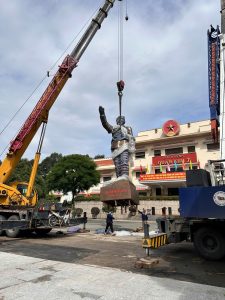 Toàn bộ quá trình sản xuất & bàn giao lắp đặt tượng Bác Hồ cao 8m
