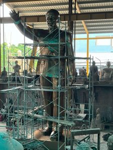 Toàn bộ quá trình sản xuất & bàn giao lắp đặt tượng Bác Hồ cao 8m