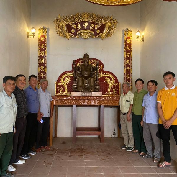 Hoàn thiện và an vị tượng Đức Thần Thủy Tổ tại Quỳnh Lưu - Nghệ An