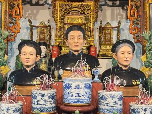 Đồ đồng Dung Quang Hà Bàn giao Tượng truyền thần 60cm ở Nghĩa Hưng, Ninh Bình