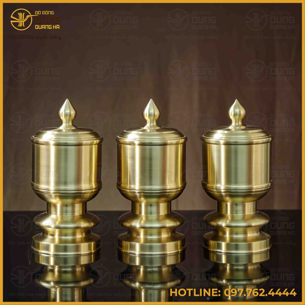 Bộ đài thờ bằng đồng catut cao cấp