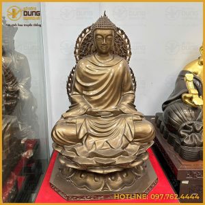 Tượng Phật Thích Ca bằng đồng tinh xảo