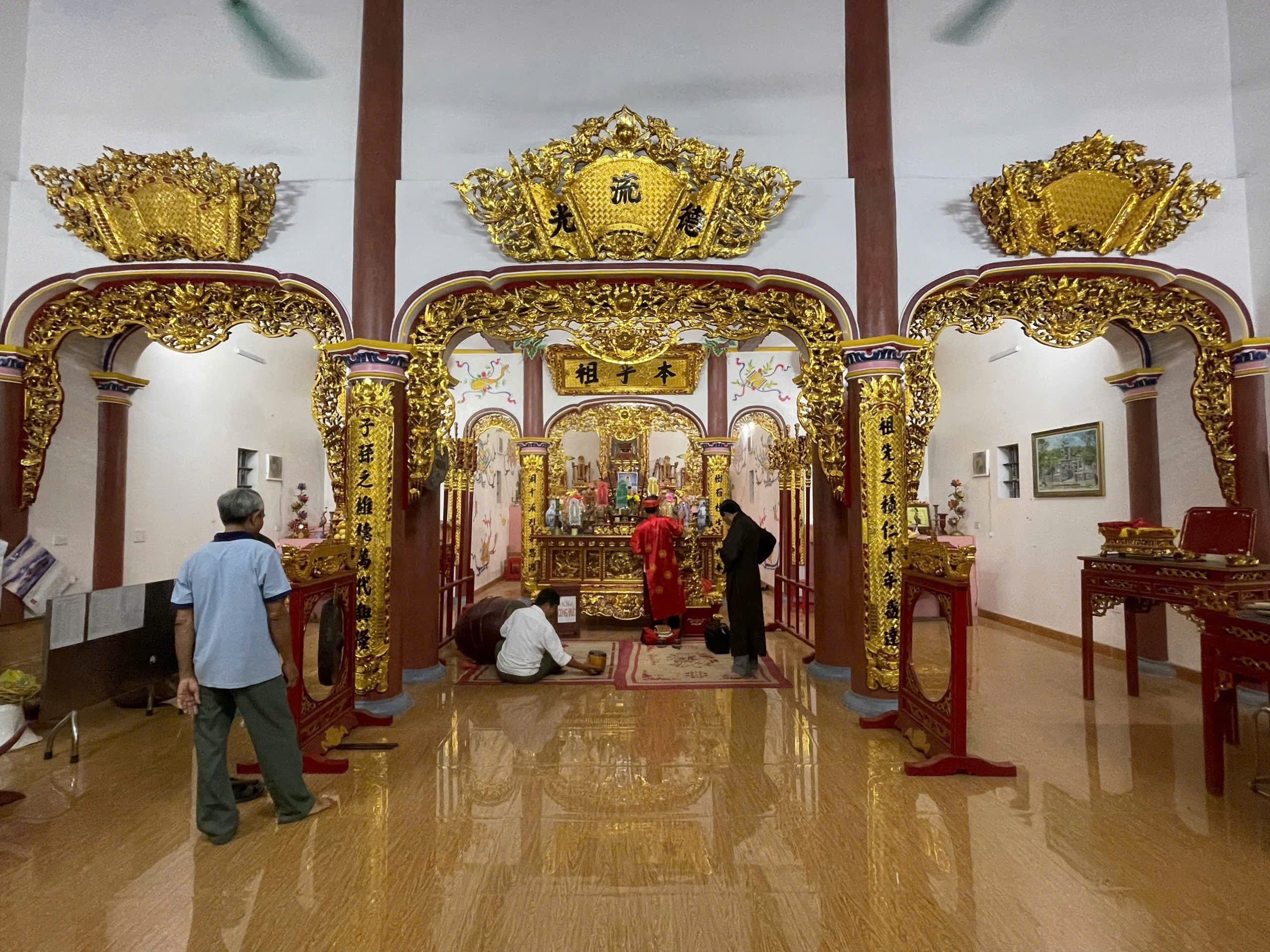 Lễ đúc tượng cụ tổ diễn ra tại Giao Thuỷ, Nam Định