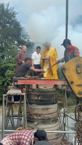Lễ đúc chuông 500kg Chùa Linh Thông - Quốc Oai - Hà Nội