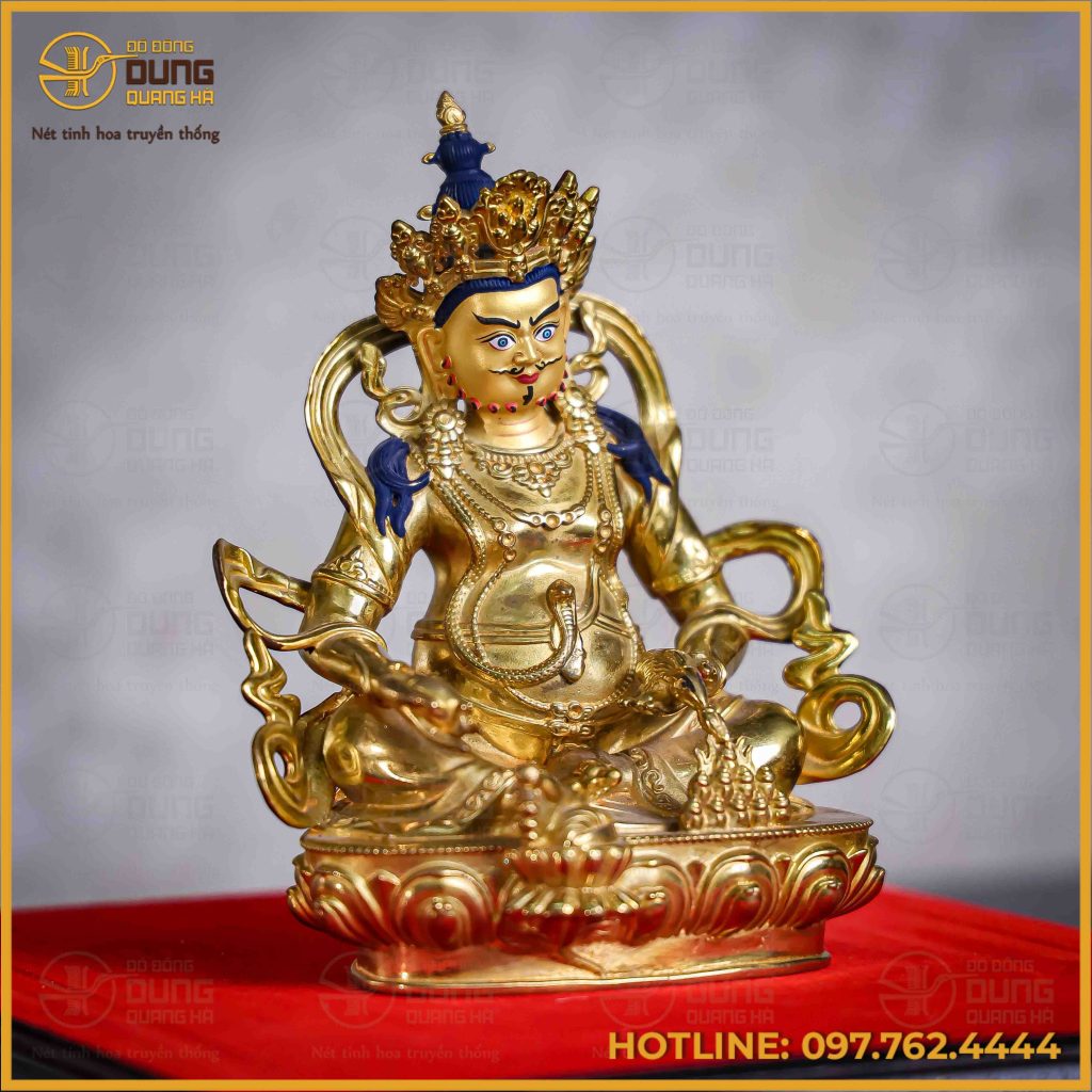Tôn tượng Phật Hoàng Tài Bảo Thiên đồng đài loan 17cm x 12cm